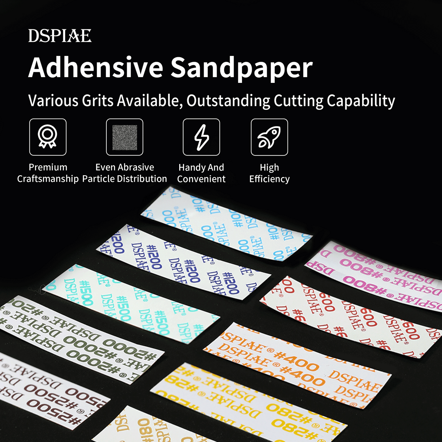 Self-Adhesive Pre-Cut Sandpaper