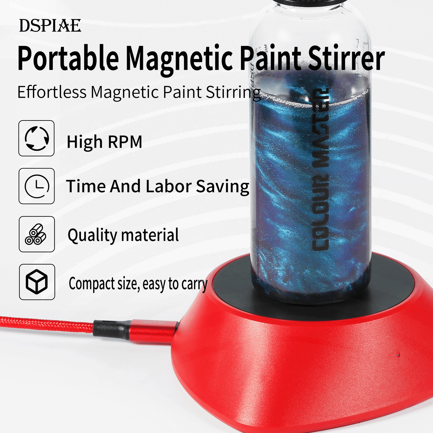 Charybdis Magnetic and Electric Paint Stirrer