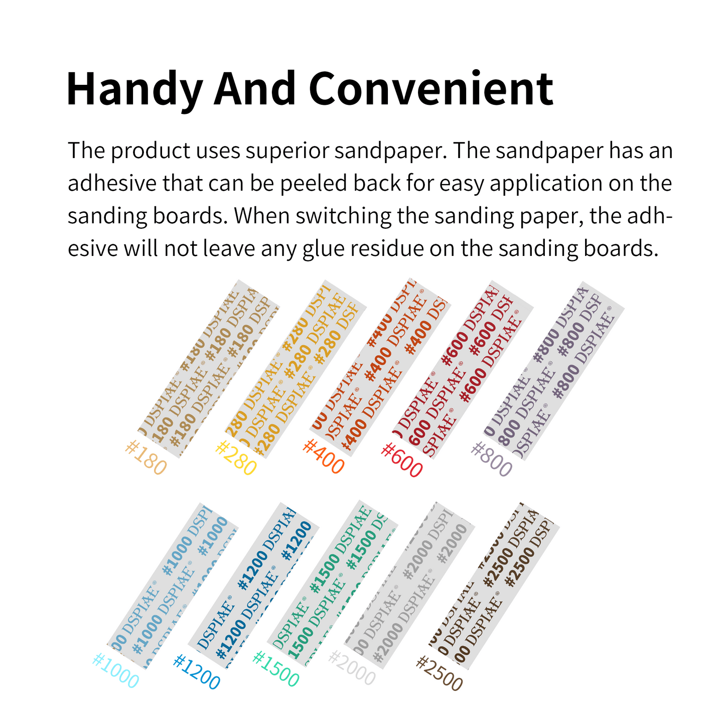 Self-Adhesive Pre-Cut Sandpaper