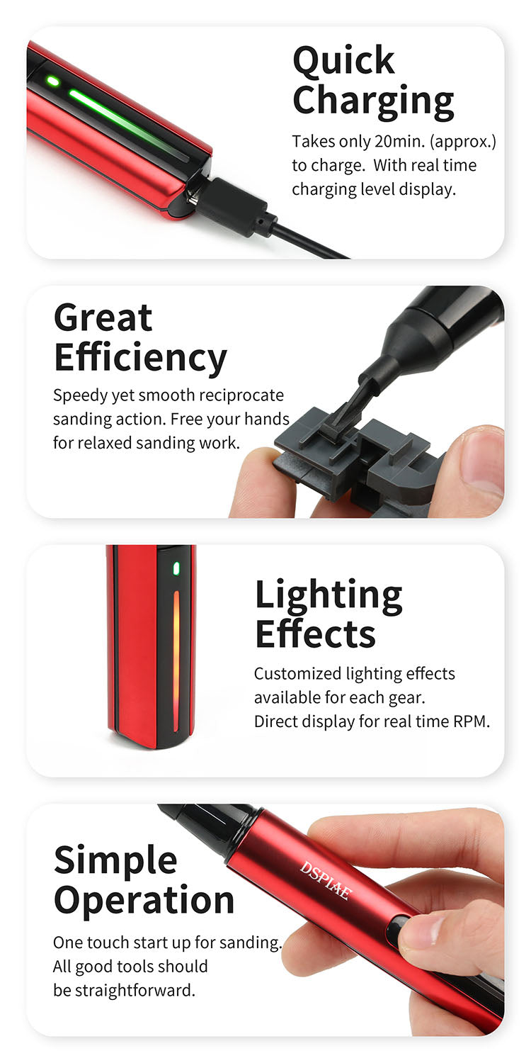 Illusive Shadows Electric Reciprocating Sanding Pen
