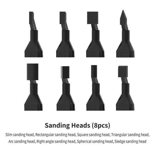 Additional Sanding Heads for Illusive Shadows Electric Reciprocating Sanding Pen